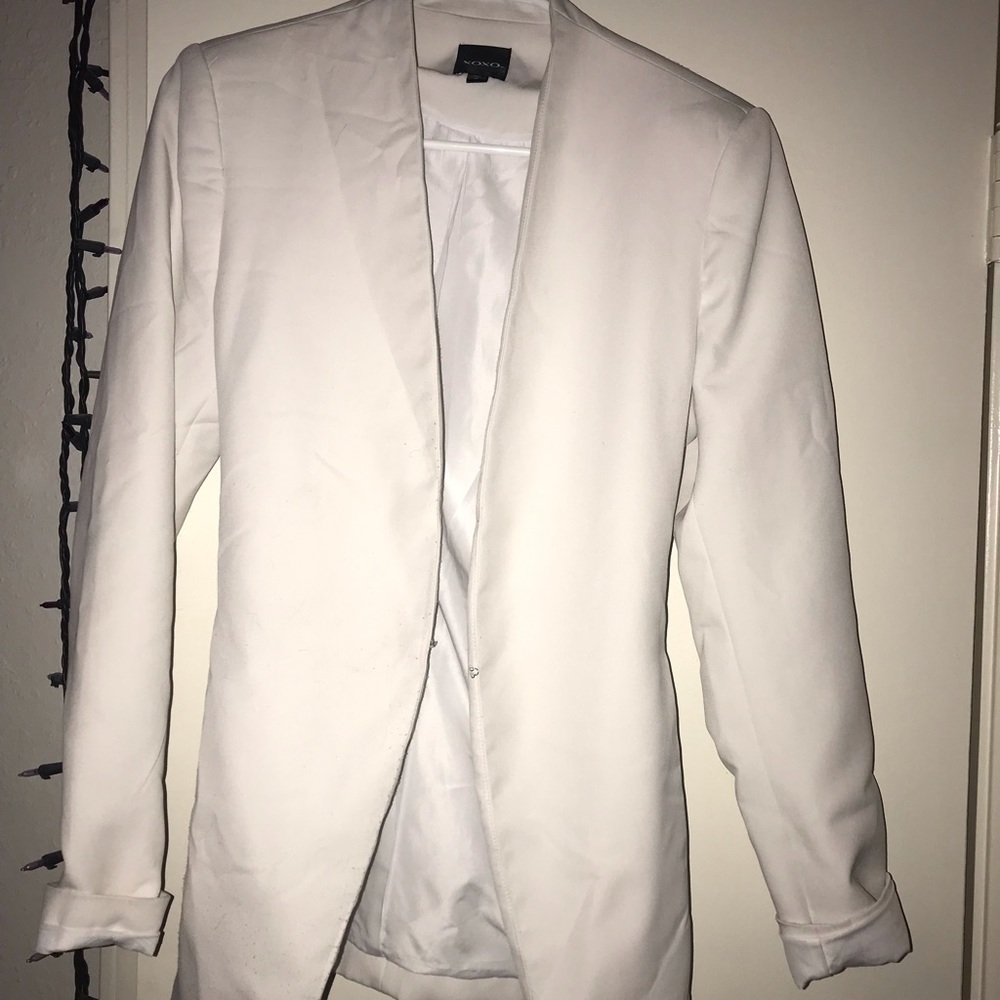 Xoxo medium tie blazer/jacket off white